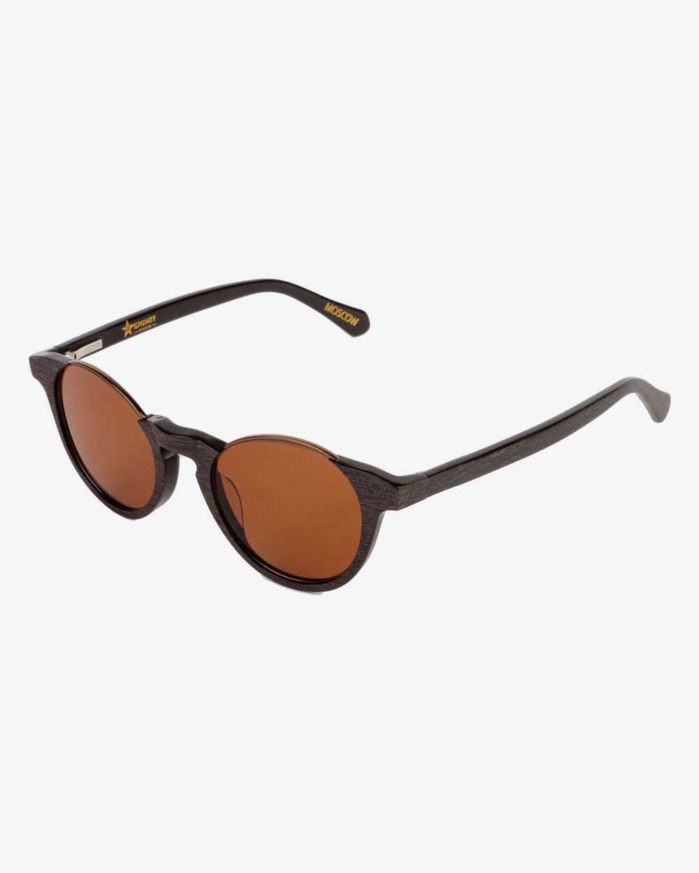 Очки солнцезащитные Spunky Oliver 6 Brown Wood / Dark brown lens