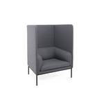 Мягкое кресло с высокой спинкой ЛИРО, ткань шерсть