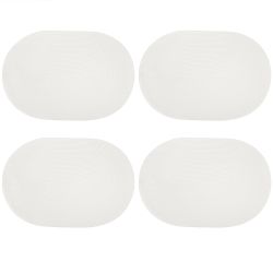 Салфетка сервировочная (плейсмат) " " (белая) 50*35 см (min4) (упаковочный пакет)