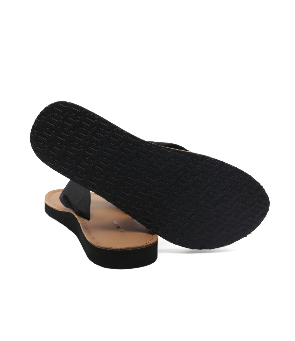 Вьетнамки TH ELEVATED BEACH SANDAL Tommy Hilfiger - черный(FW0FW06985)