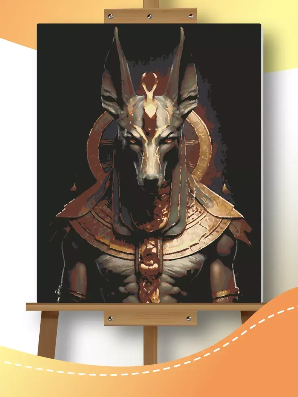 Картина по номерам Анубис