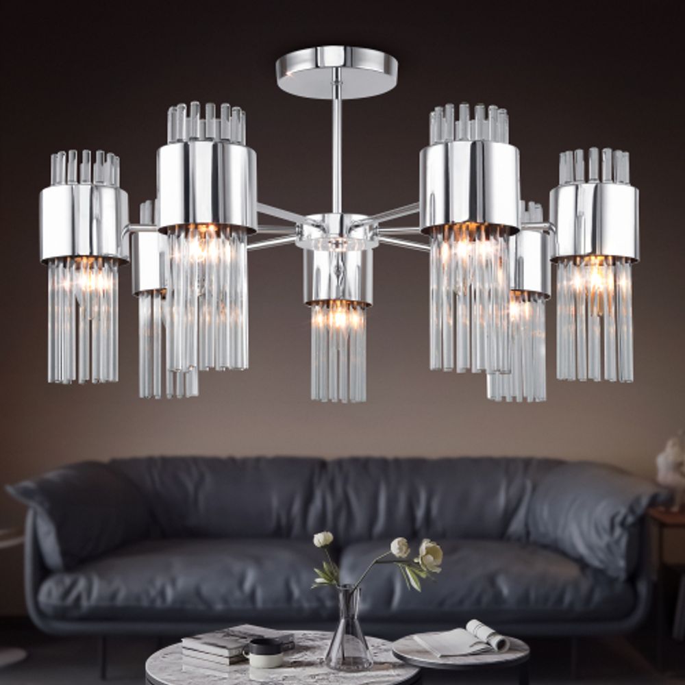 Люстра Rivoli Deborah 3148-307 7 х Е14 40 Вт модерн