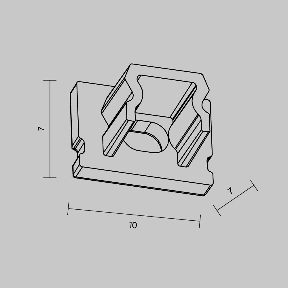 Комплектующие для профиля Led Strip 642010