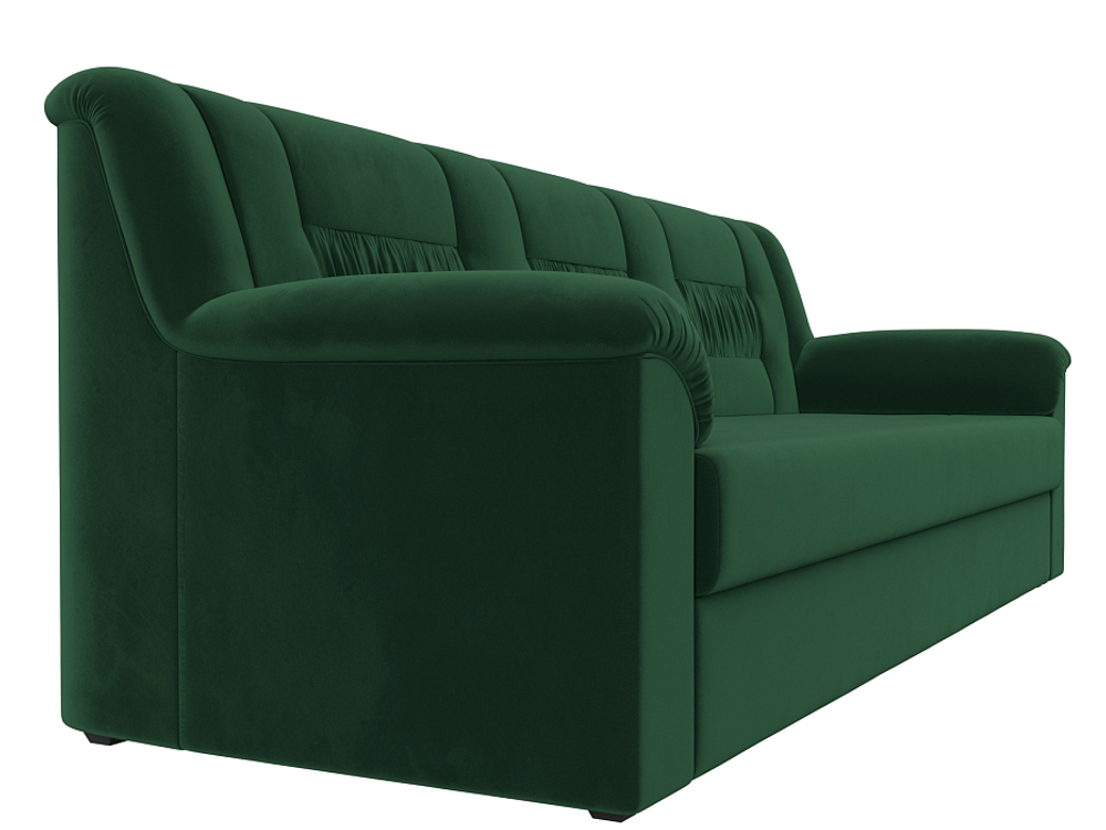Диван прямой Карелия, Зеленый, Велюр, 113317