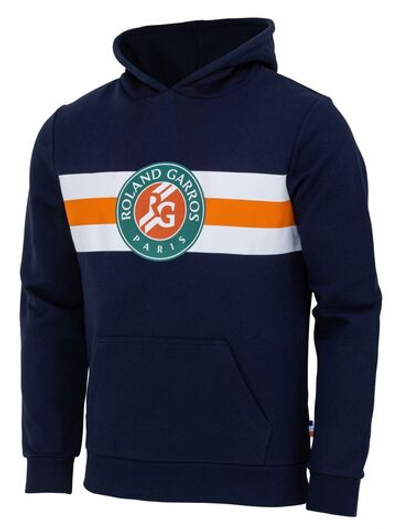 Кофта для мальчика теннисная Roland Garros 2024 Stripes Hoodie - navy