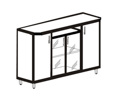 Тумба многофункциональная Лидер-Престиж 83.22