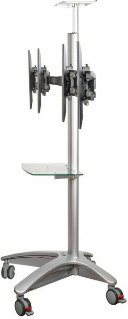 Подставка для телевизора Arm Media PT-STAND-15 серебристый 26"-55" макс.120кг напольный наклон (10242)