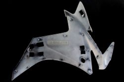 64405-MGZ-J00ZD. COWL ASSY., L. MIDDLE *NHA87P*PEARL HIMALAYAS WHITE. Side fairing Honda CBR500 2013-2015, No stripes. OEM Honda