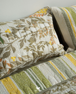 Комплект стеганного покрывала и 2 наволочек Kaj Double-Side Yellow Hermodr 130220319 Иран