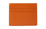 Balenciaga Grained Calfskin Card Holder Card Holder Men"s Orange