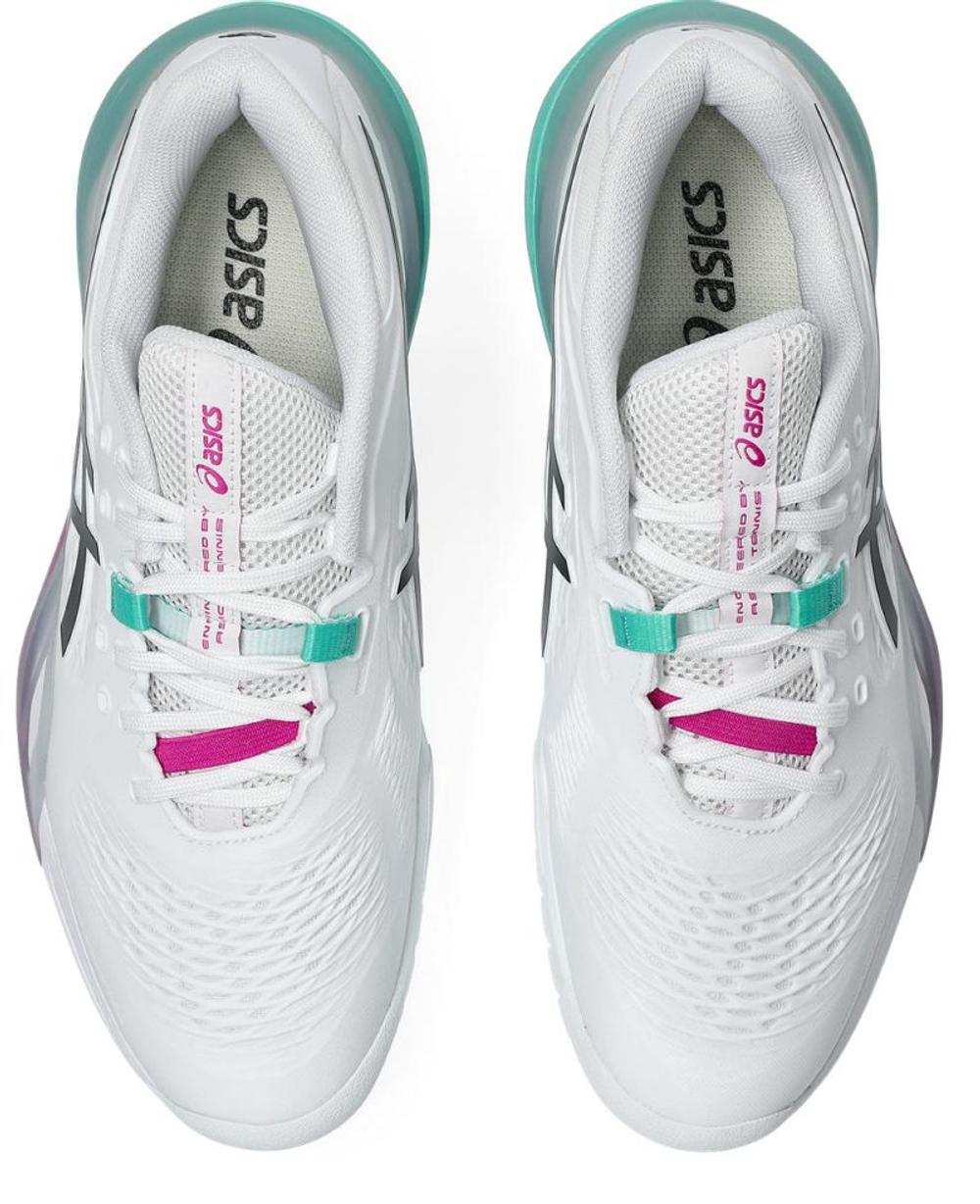 Теннисные кроссовки Asics Gel-Resolution X - white/aurora green