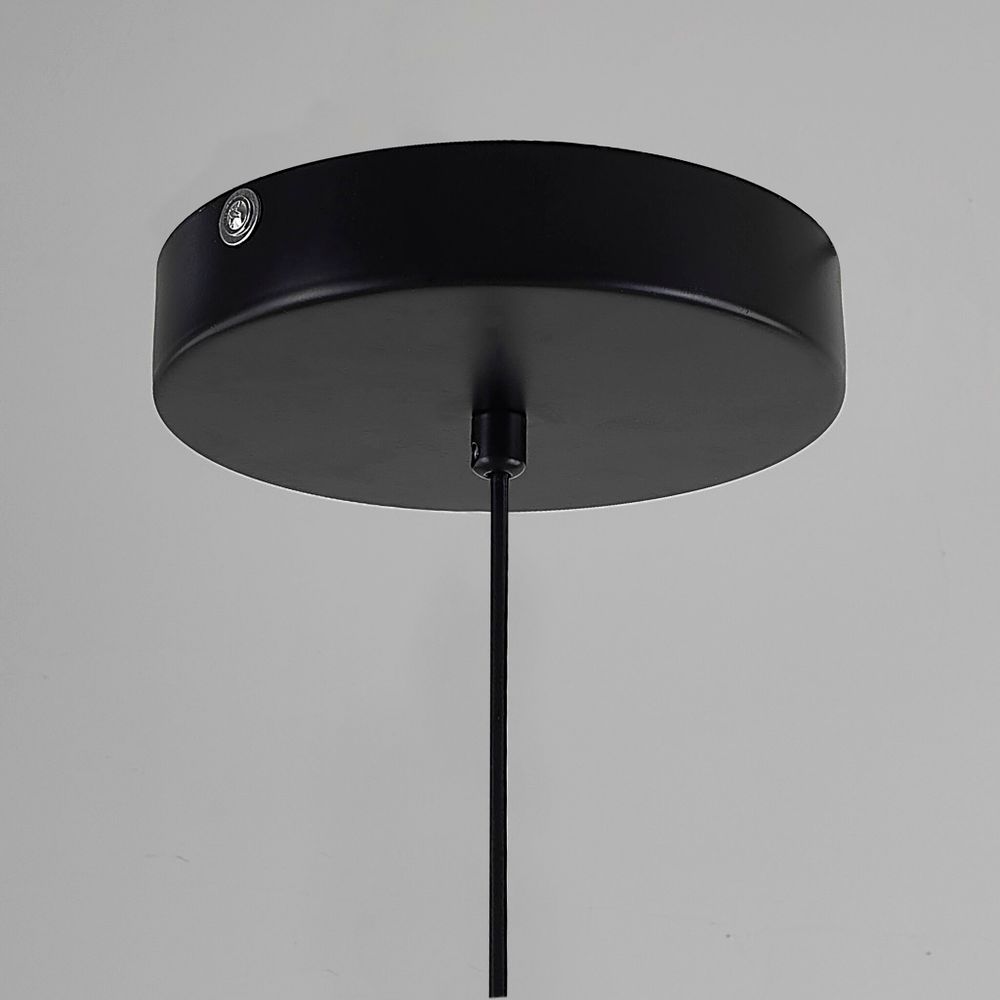 Подвесной светильник SUSPENSION CERCLE ET TRAIT – GRAPHITE SATINE L170