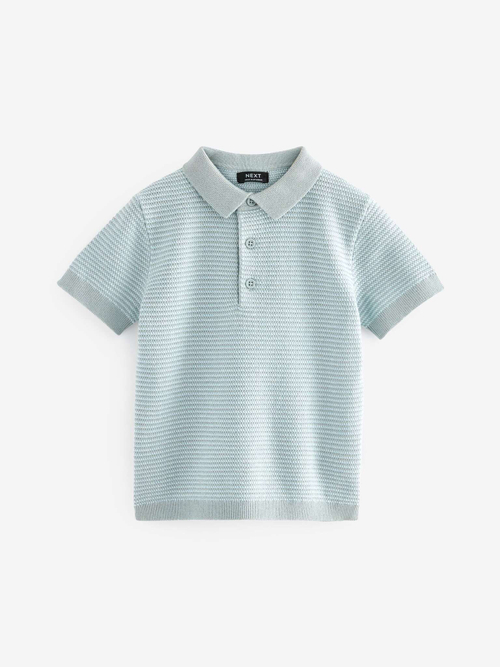 Поло для мальчика Next M90-407, Голубой