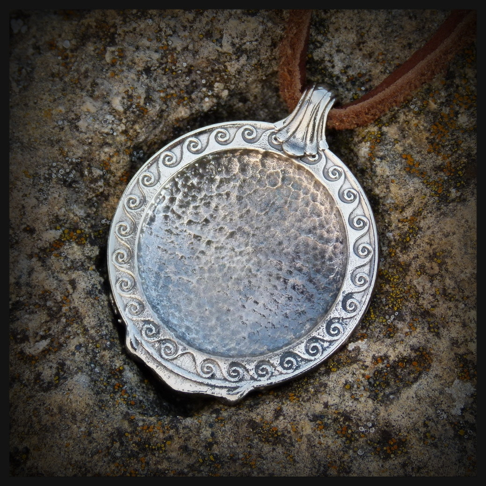 Кулон "Медуза" , мельхиор