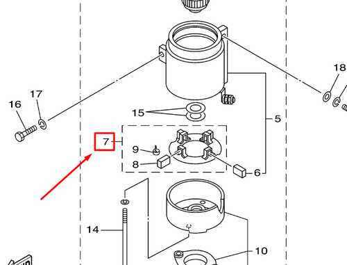 663-81840-11-00 BRUSH HOLDER ASSY