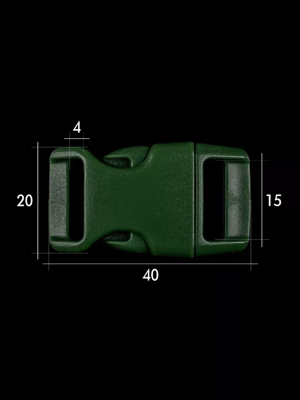 Фастекс пластиковый 15 мм - 30 штук