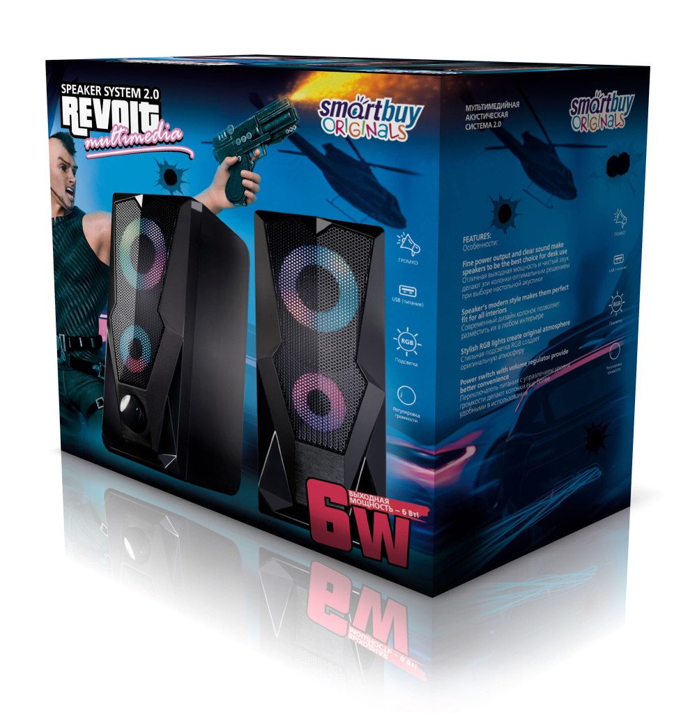 Акустика Smartbuy SBA-4230 Revolt (USB 2.0 )