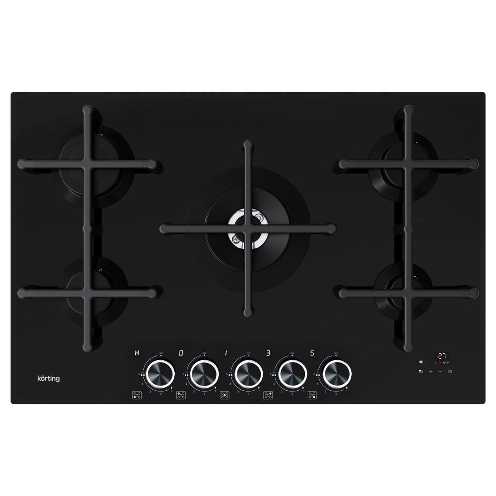 Газовая стеклянная варочная панель Korting HGG 9766 ICPTN