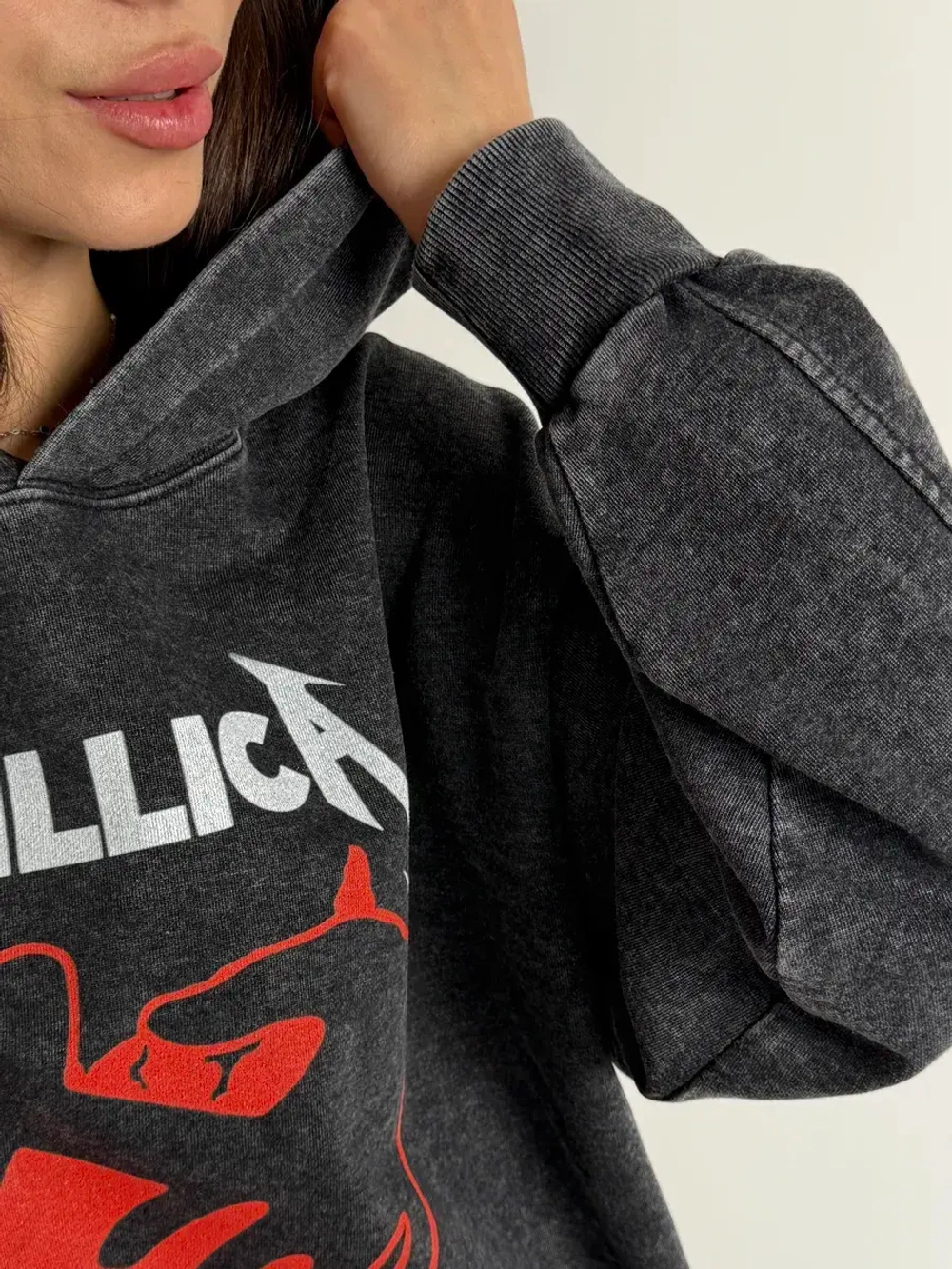 Худи PARABOLA Metallica оверсайз варенка для мужчин и женщин