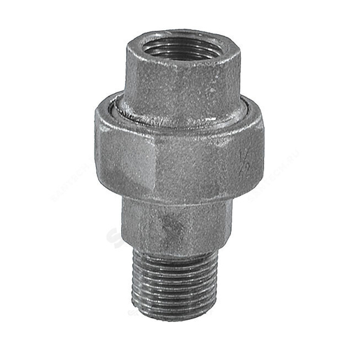 Соединитель прямой американка чугун Ду 15 (1/2") ВР/НР конусный Fittex PLUS