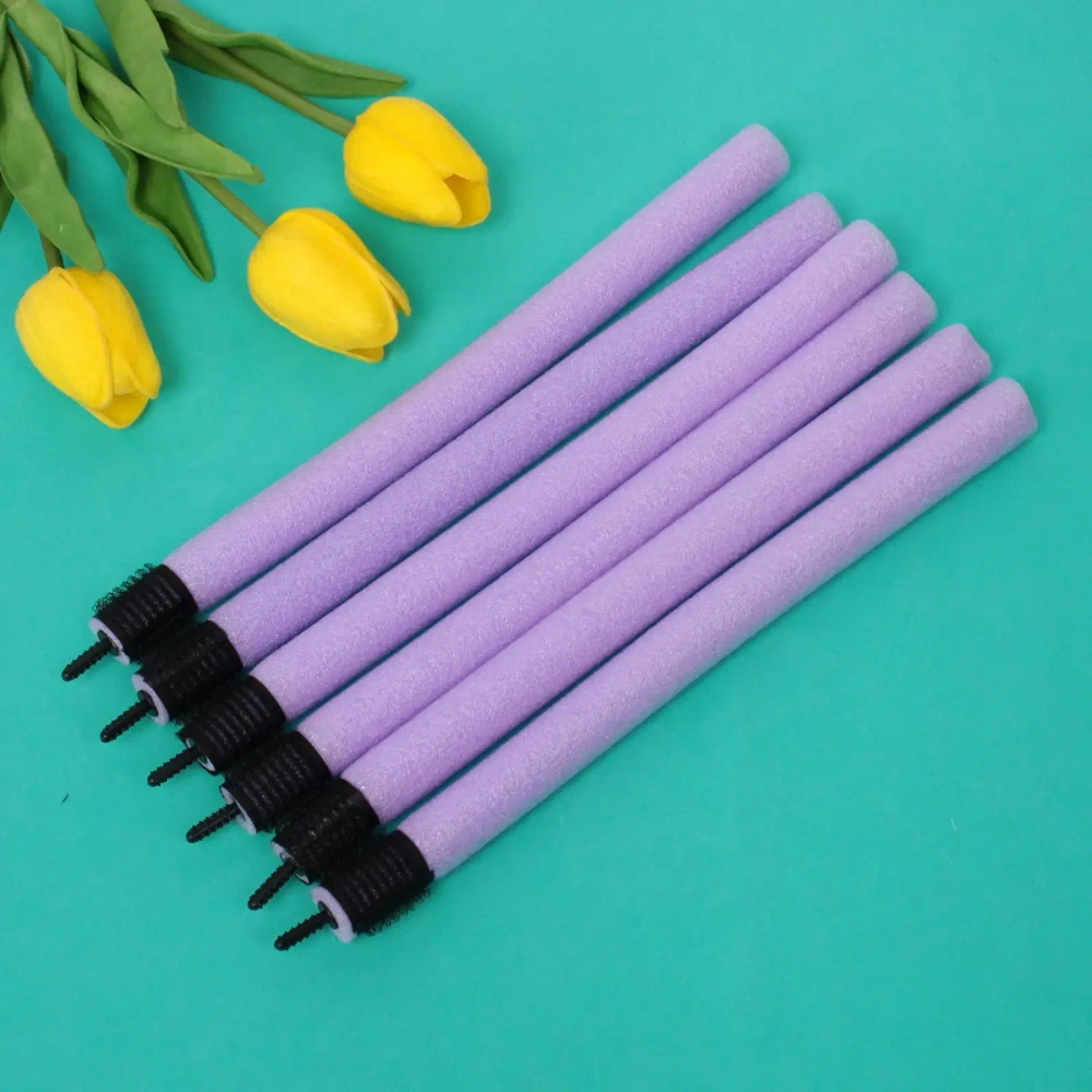 Бигуди бумеранги «Super Style»,6 шт, цвет микс, 24 см, d-18 мм