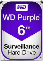 Жесткий диск для видеонаблюдения HDD  6Tb Western Digital Purple SATA 6Gb/s 256Mb 3,5" WD64PURZ