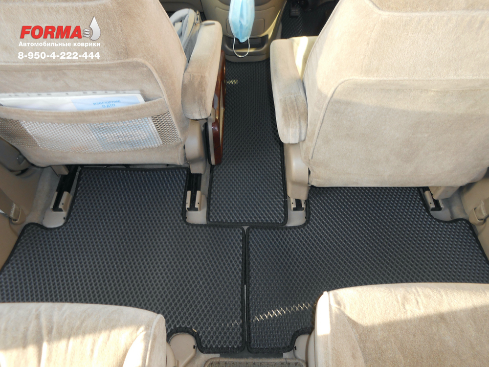 Honda Odyssey 2 поколение (1999-2003) 3 ряда. 2 ряд с раздельными креслами