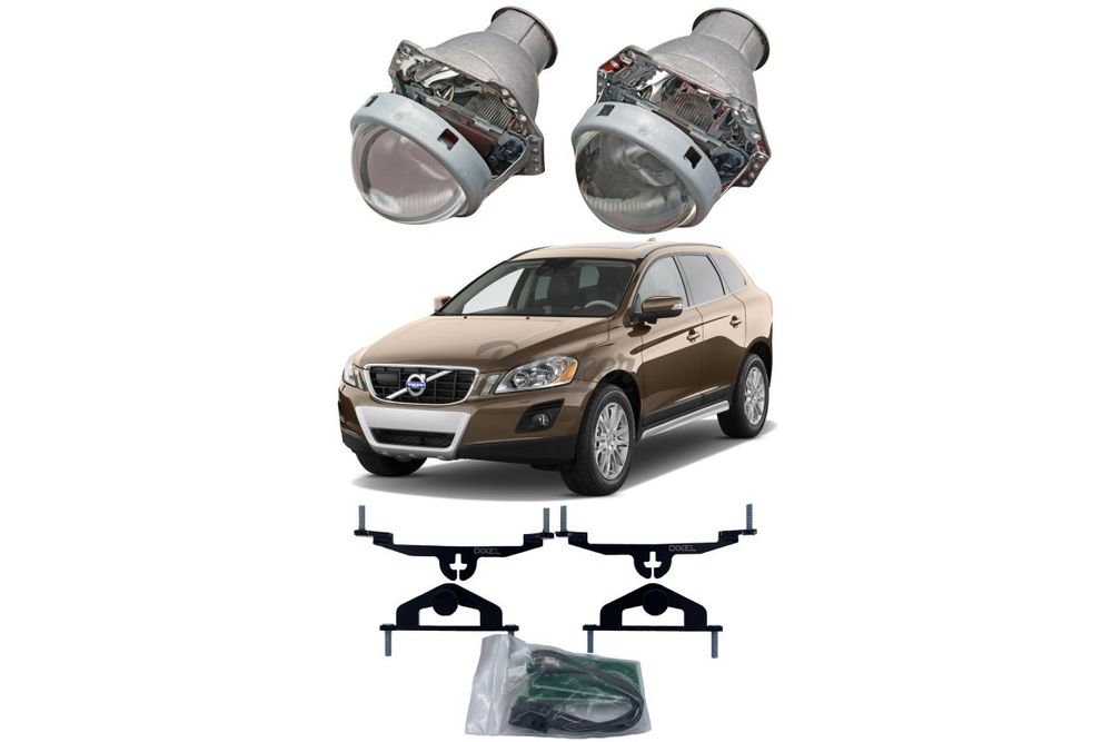 Готовый комплект для замены штатных линз Valeo 2 Volvo XC60 I 2008-2017
