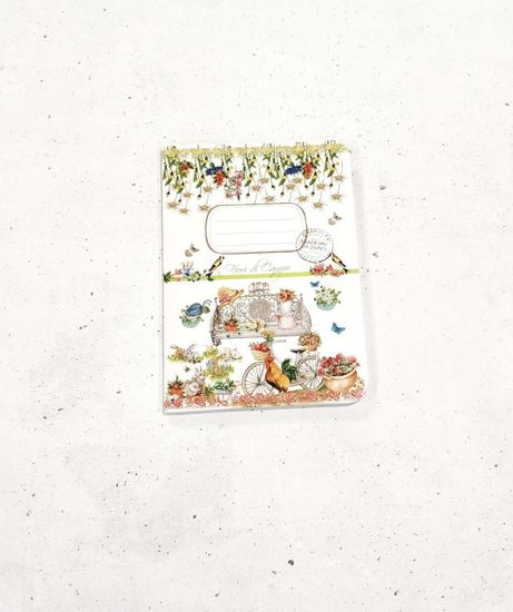 Блокнот 24 листа "Цветочный сад", линейка