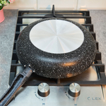 Сковорода 26см "Easy Stone" а/пр, тм Калитва