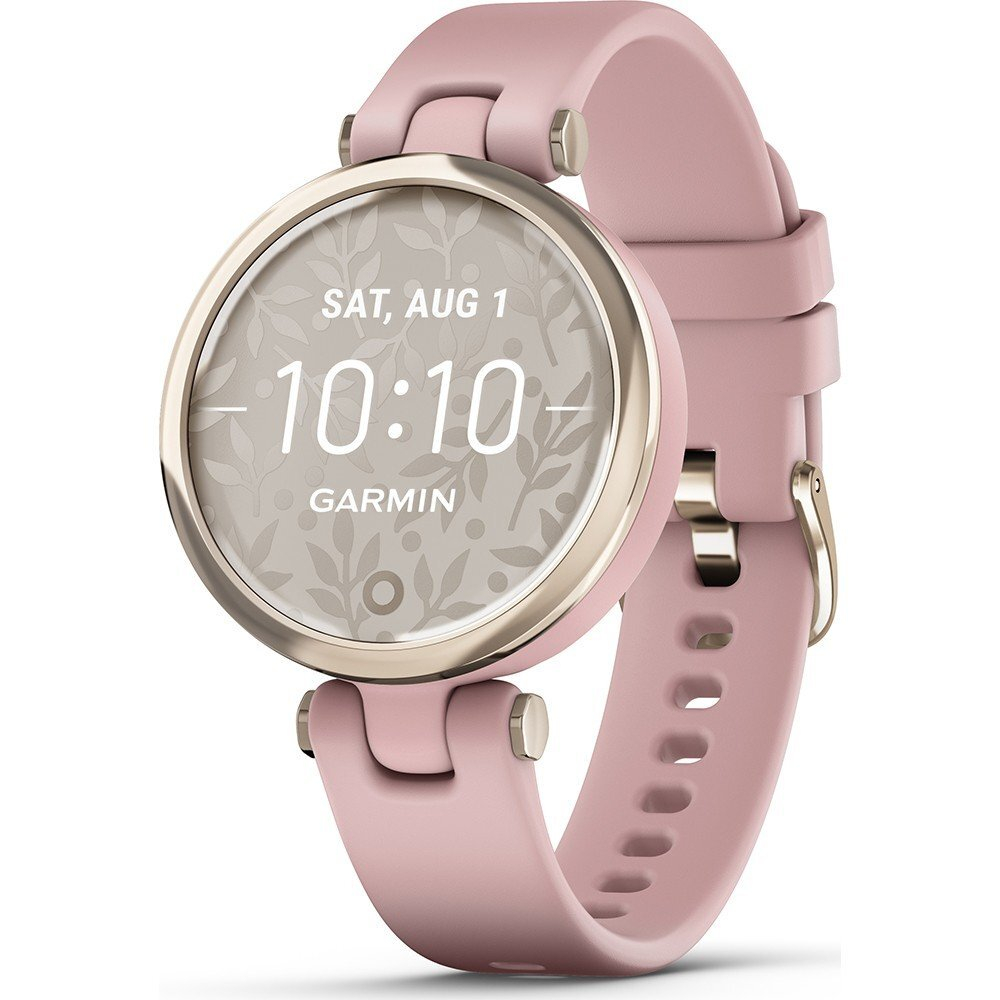 Часы Garmin Lily Cream Gold, Dust Rose, Silicone. 010-02384-13