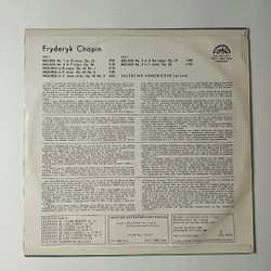Винтажная виниловая пластинка LP Chopin Шопен, Valentina Kamenikova Валентина Каменикова, Ballades Nos. 1-4, Mazurkas Nos. 1-3 (Чехословакия 1972)