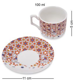 GAEM Art MUG-435/1 Набор из 6 чайных пар