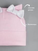 Шапка для девочки осенняя с ушками