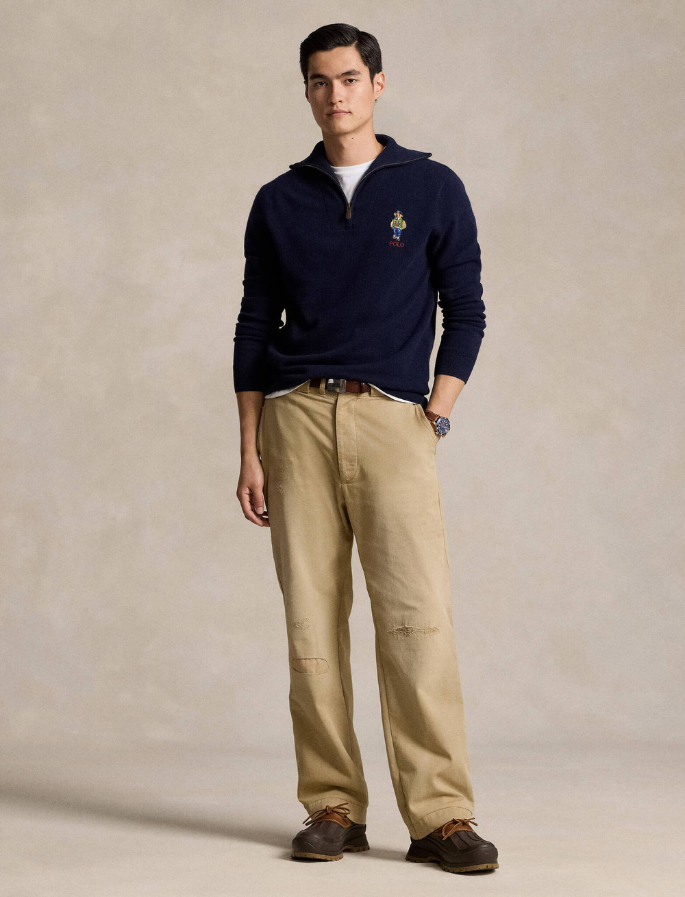 Свитер POLO RALPH LAUREN - темно-синий(710946002)