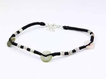 Браслет-фенька с серебром (18)