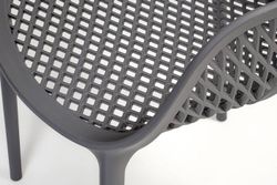 "Беллини" стул пластиковый, цвет темно-серый