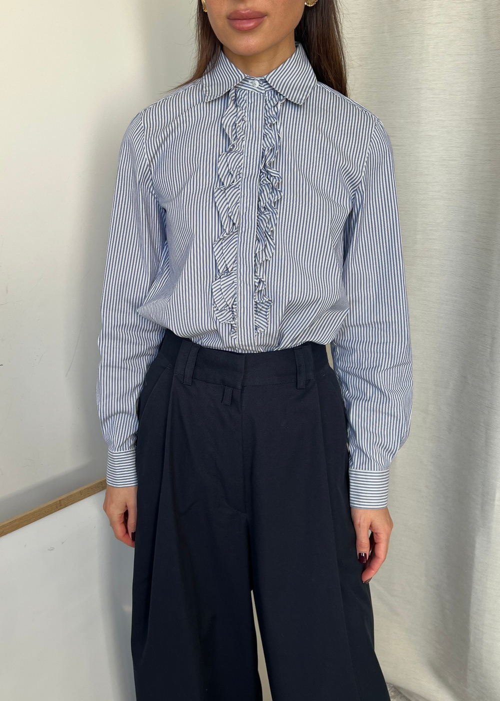 Хлопковая рубашка Max Mara, S