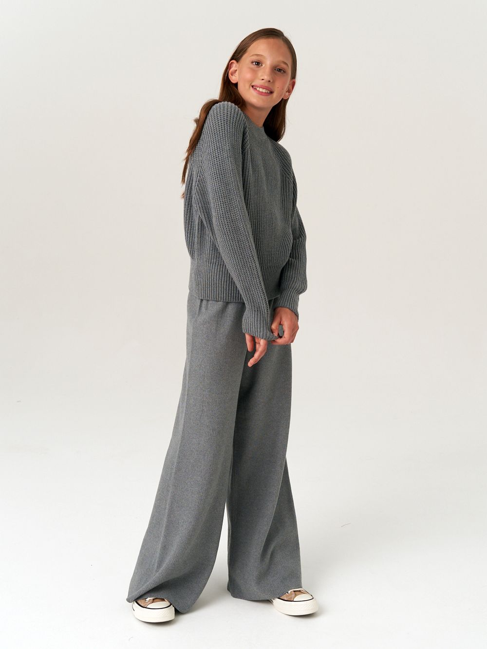 Джемпер для девочки AT1001 серый