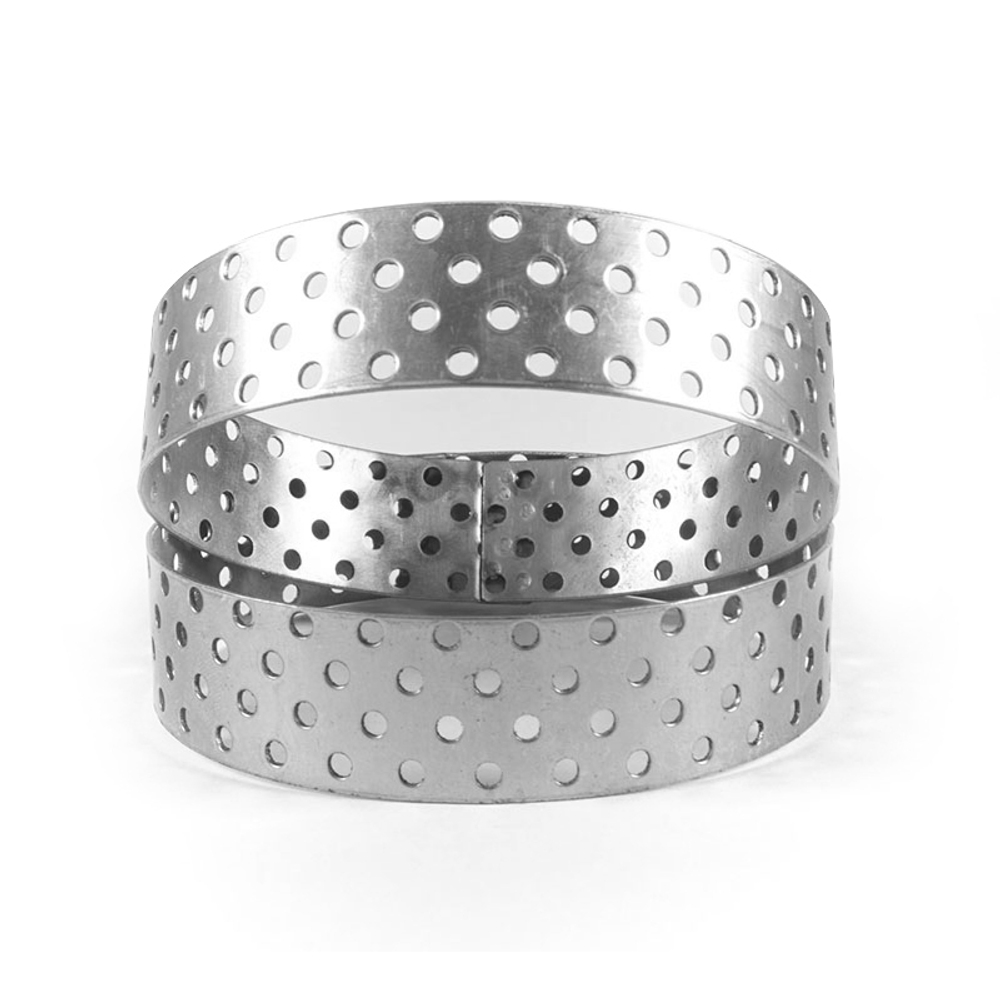 Форма металлическая перфорированная КРУГ h=2 d=08 см.