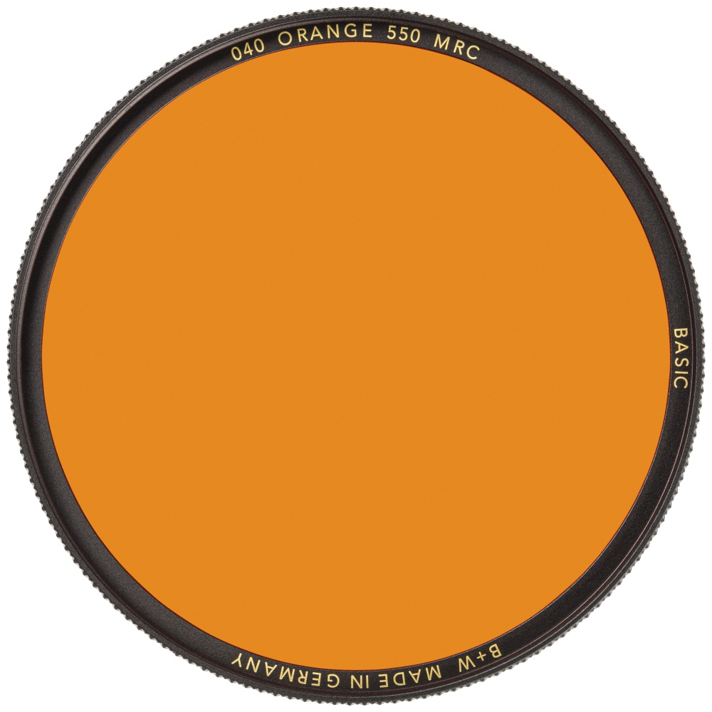 B+W BASIC 040 Orange MRC 550 77mm. Светофильтр для черно-белой съемки