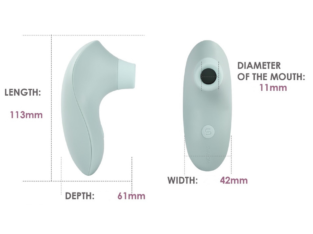 Мембранно-волновой клиторальный стимулятор Svakom Pulse Lite Neo мятный