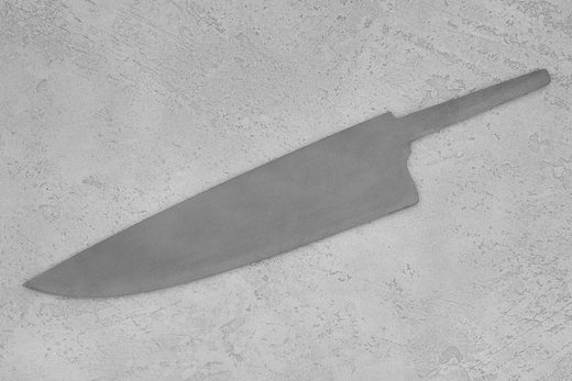 Заготовка для ножа, сталь JM390A 2,9мм. Модель "Аппарель Ш215" с клинком 215мм, ТО 62-63HRC