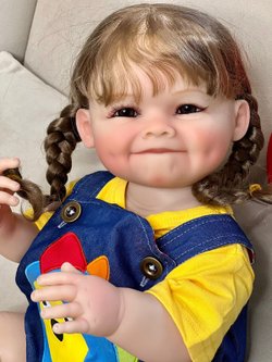 Кукла Реборн виниловая 55см в пакете (FA-180)