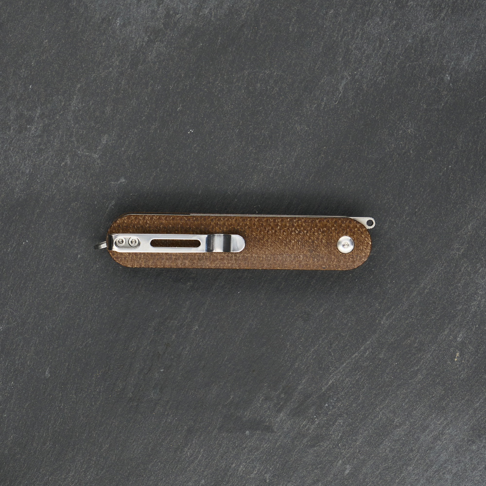 Нож складной Rapax Kiki Brown Micarta Satin