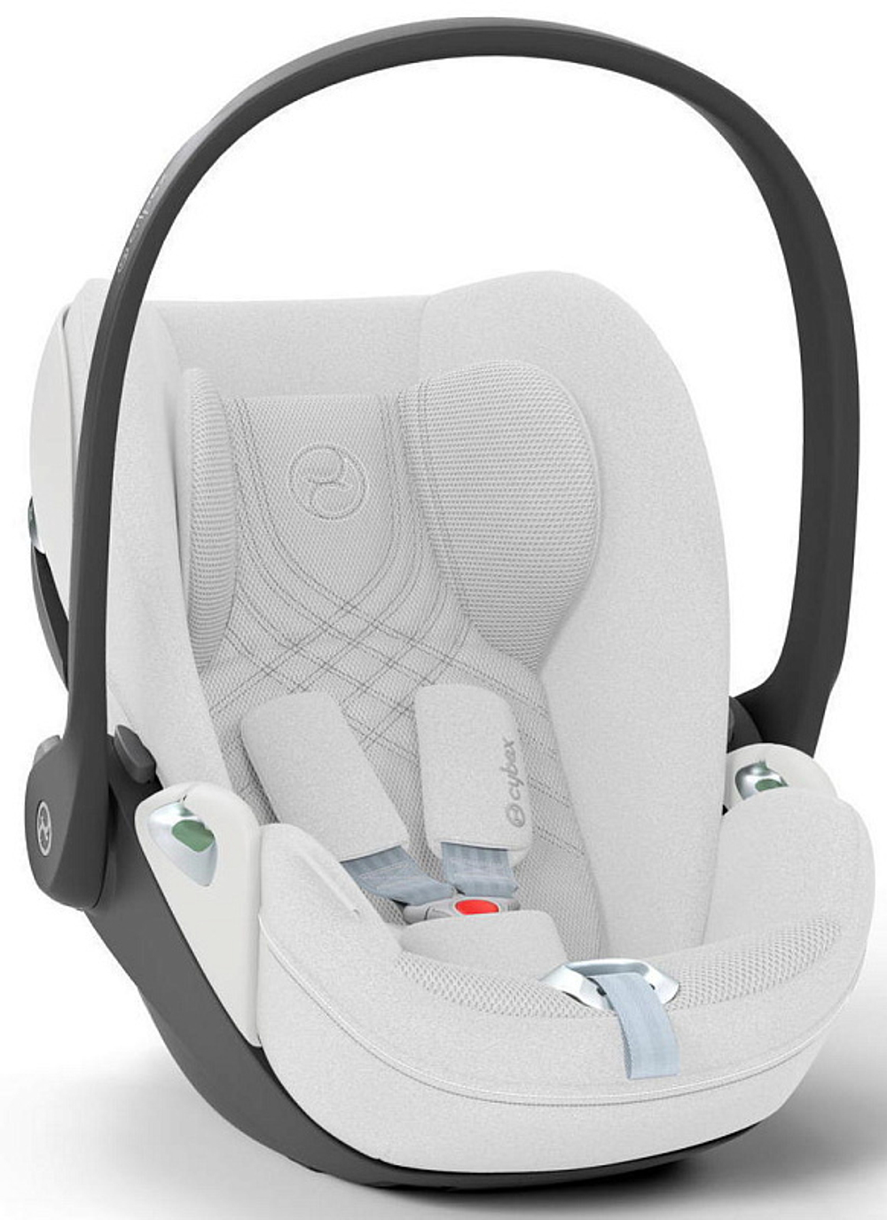 Коляска Cybex Talos S Lux TPE complete Cloud T Platinum White Plus 3 в 1 Stormy Blue с дождевиками