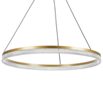 736181 Люстра ROTONDA 51W LED 2808LM 180G ЛАТУНЬ 3000K