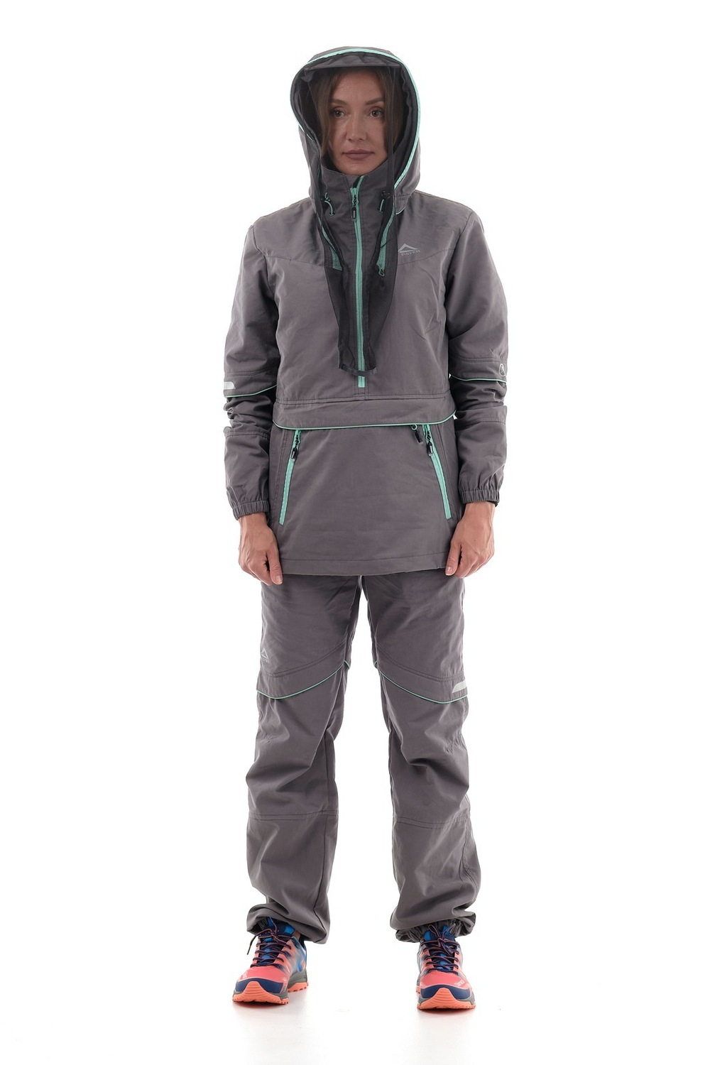 Костюм противоэнцефалитный «Элит Барьер» женский (цвет. св.серый / мята)