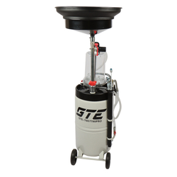 Установка для замены масла 90л с поворотным поддоном 15л и колбой GTE