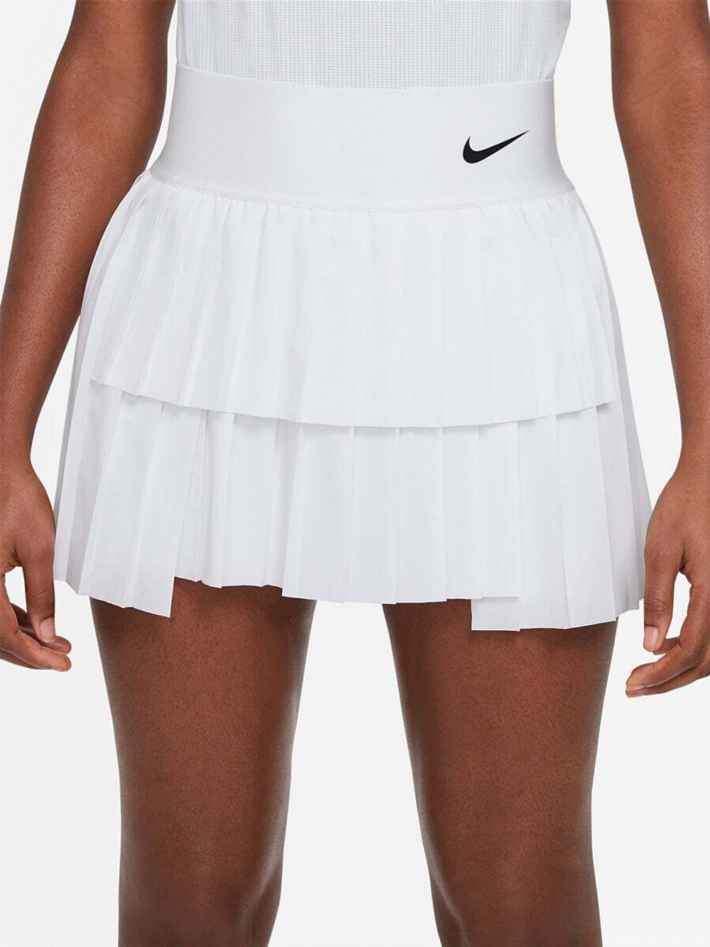 Теннисная юбка Nike Court Dri-Fit Advantage Skirt Pleated W - white/white/black
